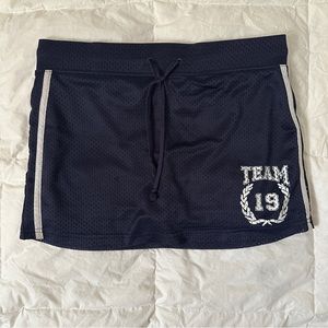 Varsity mini skirt
